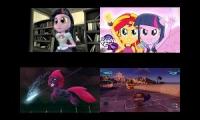 Drowned Brutalight The Dazzlings Princess Dark Matter & Professor Zundapp Defeat