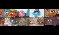 Thumbnail of The Amazing world of Gumball Sparta remixes Quadparison Comparison (Kikogamez Version)