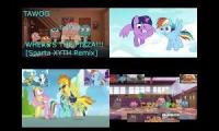 Thumbnail of TAWOG vs MLP Sparta Remix Quadparison 3 (Kikogamezs Request Version)