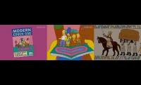 All 3 The Simpsons Season 19 Full Openings and Couch Gags at the Same Time