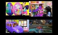 Equestria Girls Egg Surprise Princess Sofia The First & Barbie Dolls With Cars 2 Squad Series