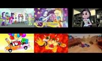 Equestria Girls Vs Bfdia 6 Vs Super Mario Land 3d Vs Cars 2 Radiator Springs Hunter Mode