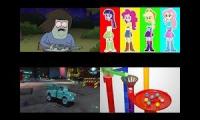 Thumbnail of Regular Show Equestria Girls Cars 2 Oil Rig Hunter & M&h Racing