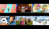 6 Nicktoons Theme Songs Played at Once