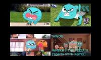 (Remake) The Amazing world of Gumball Sparta remixes Quadparison 4 (KikoGamez Version)