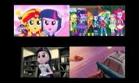 The Dazzlings Drowned Brutalight Gaea Everfree & Professor Zundapp Battle