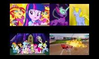 Thumbnail of Sunset Shimmer Midnight Sparkle Twivine Sparkle & Professor Zundapp Battle