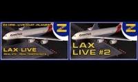 LAX Dual View North South Runways