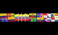 Thumbnail of colombia, panama, ecuador and venezuela eas alarm red zone