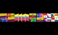 colombia, panama, ecuador and venezuela eas alarm red zone