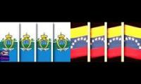 san marino 1957 and Venezuela eas alarm red zone