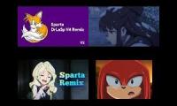 Sonic X VS Little Witch Academia Sparta QuadParison 1 (My Version)