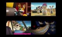 Thumbnail of Sonic The hedgehog vs Rabbids invasion Sparta Venom Remix Quadparison 2