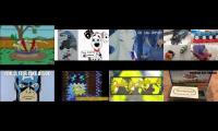 8 YouTube Is Crazy videos playing at the same time 56
