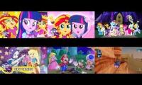 Thumbnail of Sunset Shimmer The Dazzlings Twivine Sparkle Vignette Valencia Bowser & Professor Zundapp Battle