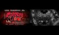 Thumbnail of fnf mashup left unchecked vs unknown suffering