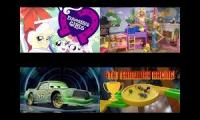 Equestria Girls Comic Barbie Dolls With Cars 2 Chick Hicks & M&H Racing