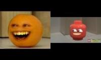 The Annoying Orange: Orignal vs Lego