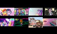 Thumbnail of The Dazzlings Gaea Everfree Juniper Drowned Brutalight Twivine Bowser Chick Hicks Professor Z Defeat