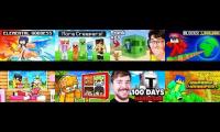 Minecraft YouTuber 8 parison