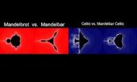 Mandelbrot vs Tricorn vs Celtic vs Celtic Tricorn Power Morph