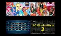Equestria Girls Barbie Dolls Cars 2 Pc Mods & MIKAN Marble Race
