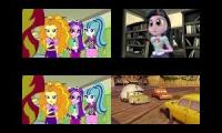 Thumbnail of The Dazzlings Drowned Brutalight Midnight Sparkle & Professor Zundapp Battle