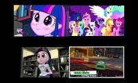 Sunset Shimmer Twivine Sparkle Drowned Brutalight & Professor Zundapp Battle
