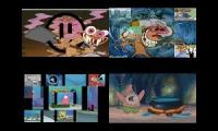 Thumbnail of Ren and Stimpy/SpongeBob Sparta Calypso Quadparison