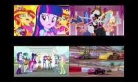 Sunset Shimmer Lady Tirek Juniper Montage & Professor Zundapp Battle