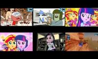 Thumbnail of Chong Night Owl Sunset Shimmer The Dazzlings And Professor Zundapp Battle