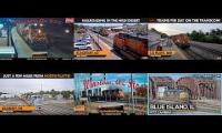 Four Trains on Youtube -- Virtual Railfan