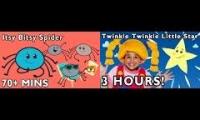 tsy Bitsy Spider and More | 3 Hours of Nursery Rhymes by Mother Goose Club Playhouse!