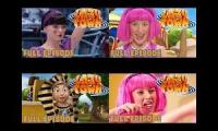 up to faster lazy town 4 parison