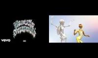 Thumbnail of yellow frong skeleton dance is massive