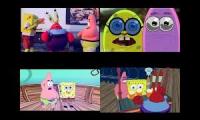 4 Spongebob Bootleg Movies Played at the same time