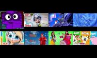 8 videos playing at once kids tv shows and songs this time