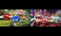 Sonic Dash 2: Sonic Boom VS Cars Fast as Lightning