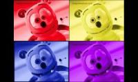 4 colouring Gummy bear
