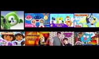 Gummy bear - but whenever it says gummy bear another video or song shows up on the screen