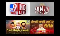 Thumbnail of Election result from different news channels