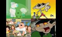 Family Guy and Codename Kids Next Door - Sparta Remix Quadparison