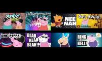 peppa pig remixes in his channel