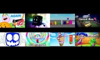 8 videos playing at once bfdi tdos numberblox speed run 4 and others