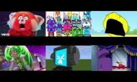 all rainbow charecters crying