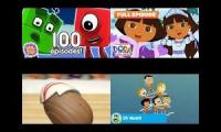 Thumbnail of Annoying Goose - Formula 1 - Numberblocks 100 Episodes wins! But wait, Sabrina stops!