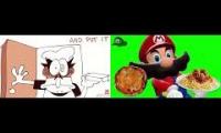 Pizza Pasta Put it in the box Pizza Tower vs SMG4 Mario