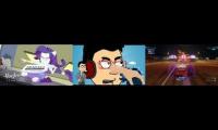 Thumbnail of Rarity Applejack Fluttershy Pinkie Pie Rainbow Dash Vs Dark Cobalt Bowser Vs Lightning Mcqueen