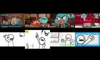 Thumbnail of Gumball vs. ASDFMovie Sparta Remixes Eightparison