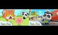 BabyBus Song Comparison (Same Volume Track!,Icky Sticky Bubble Gum,Traffic Police)